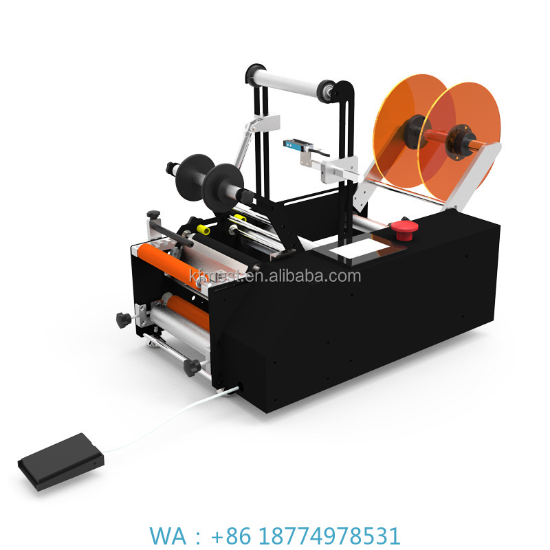 Label Sticker Round - Machine d'étiquetage pour bouteilles, Machine d'étiquetage