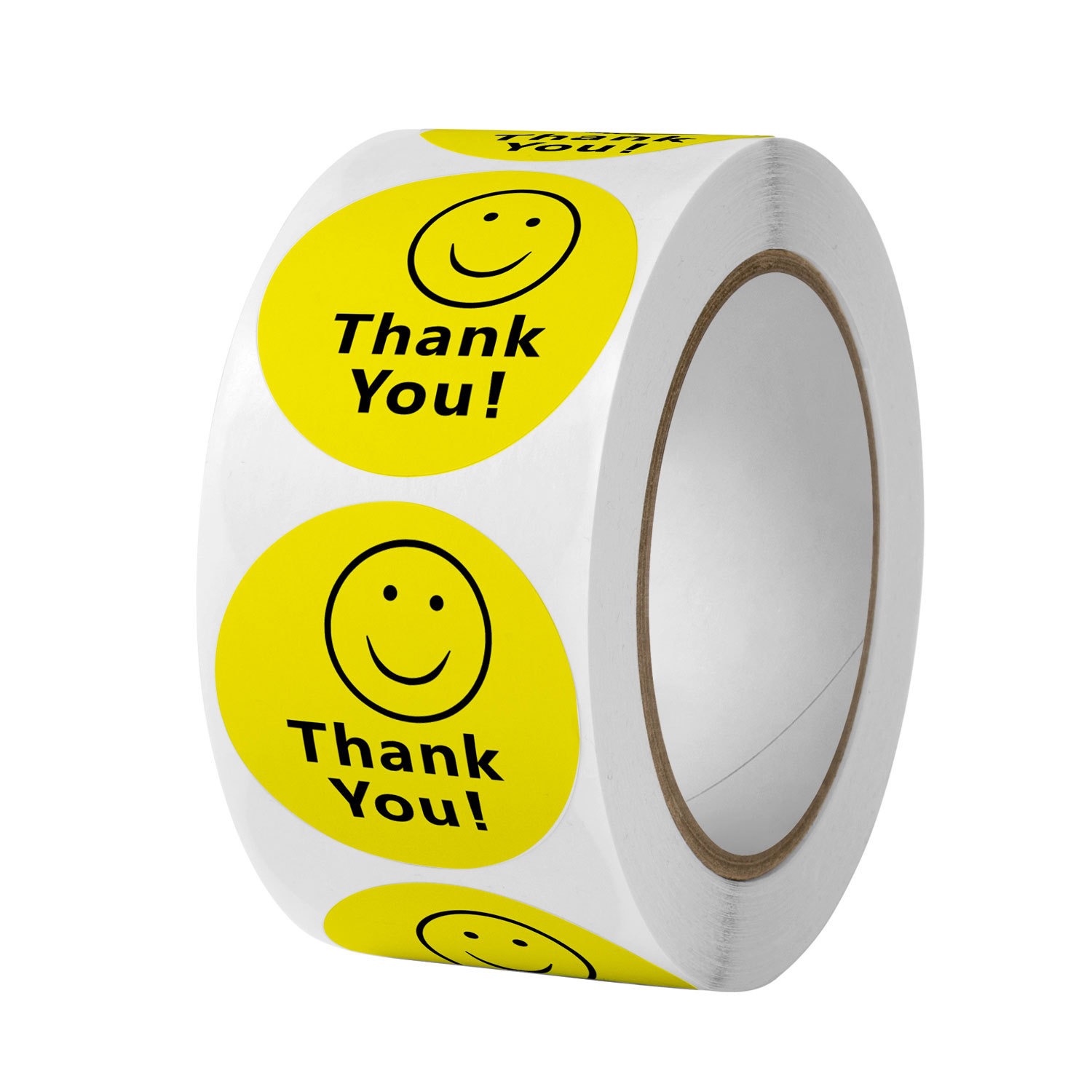 Label Sticker Round - Autocollants de remerciement souriant, autocollants de
