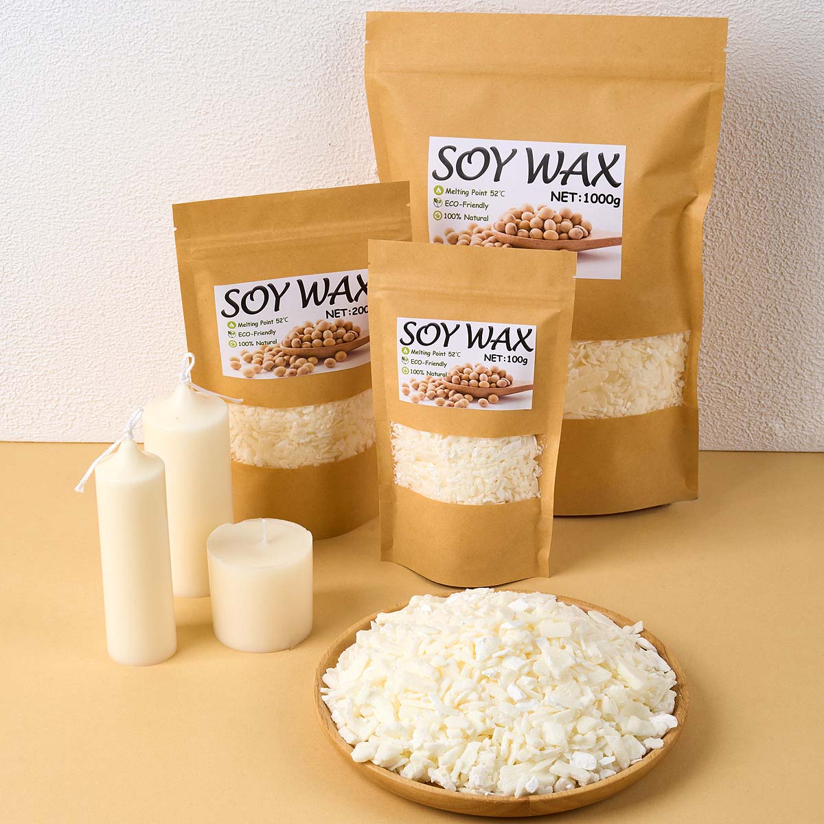 Candle Making Los Angeles - Cire de soja blanche Pure de