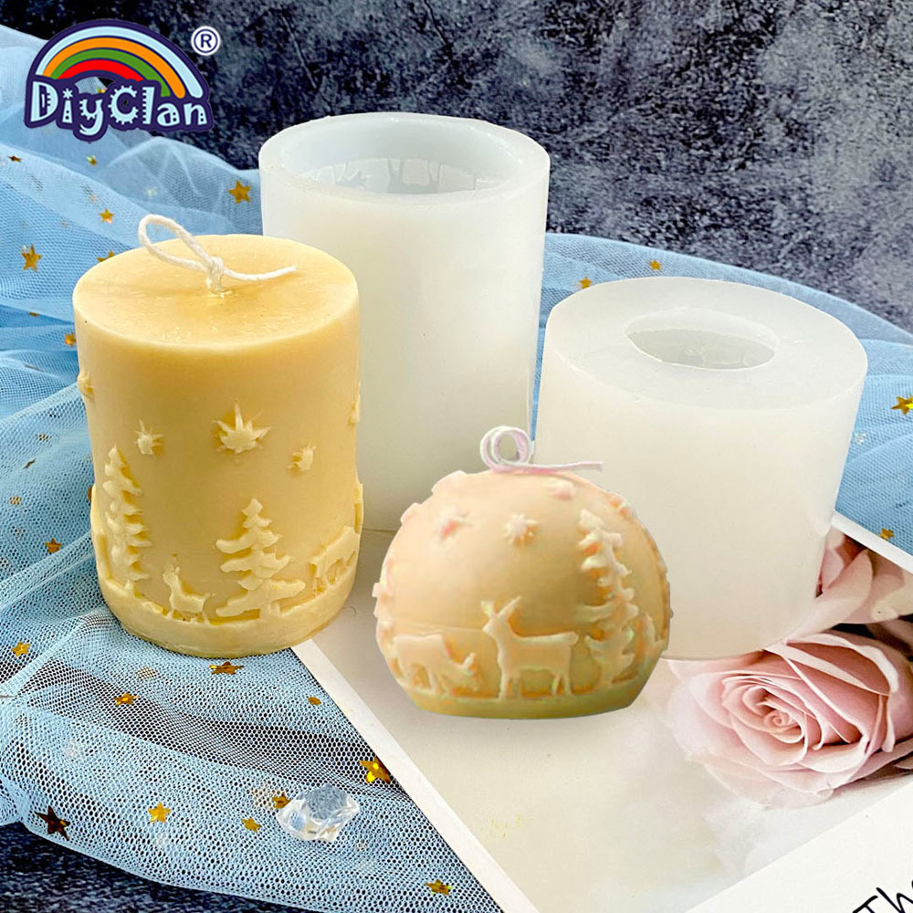 Xmas Candle Making - Moule en silicone en forme de