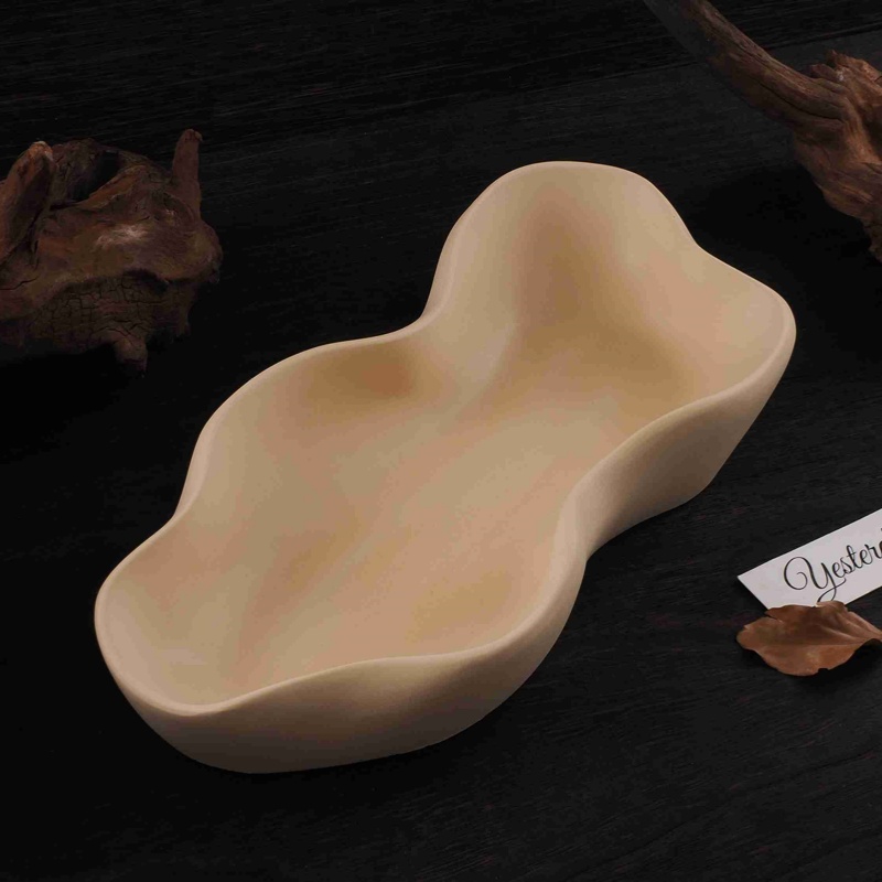 Candle Making Moulds - Bol de bougie ondulé irrégulier, bricolage,
