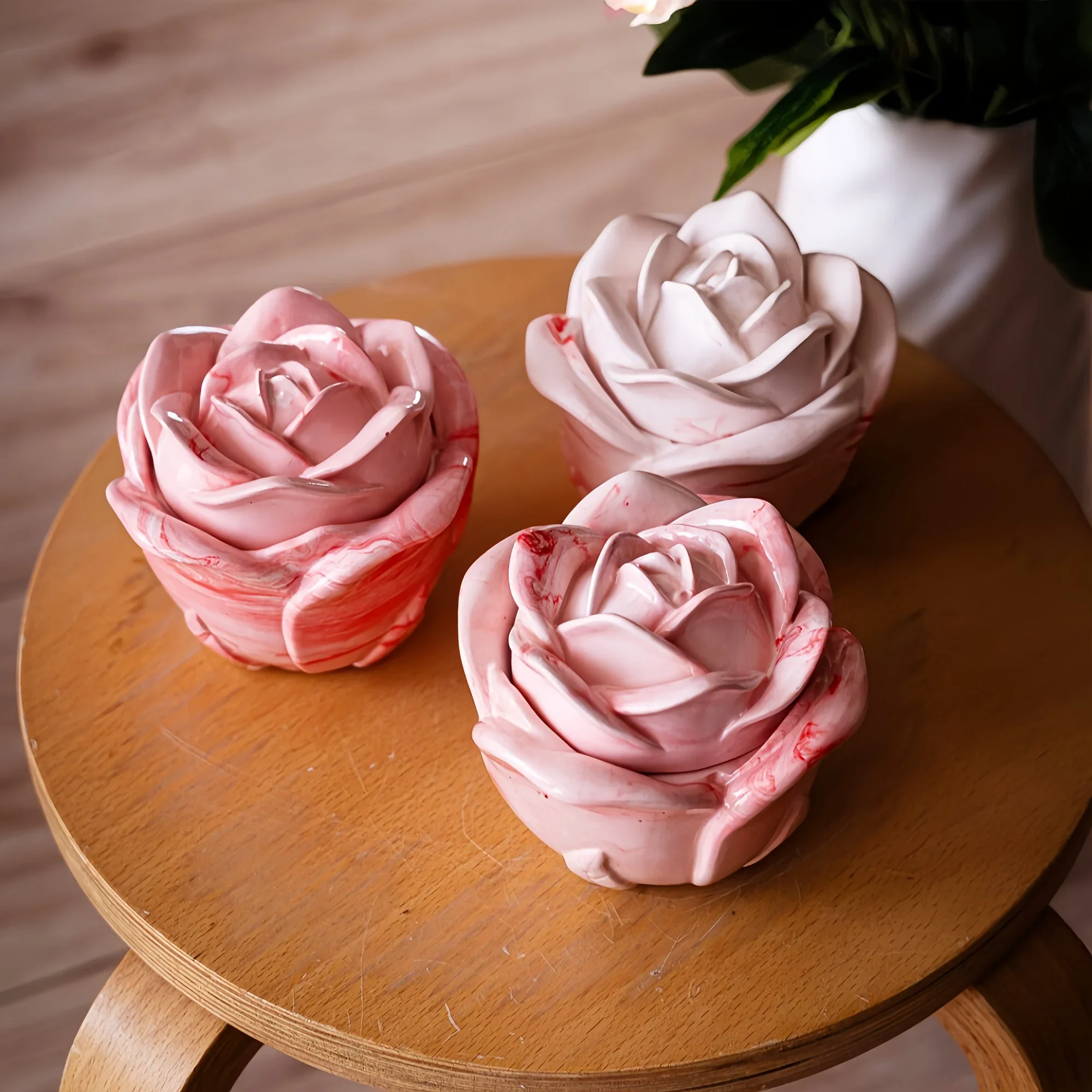 Candle Making Moulds - Ensemble de 2 moules en Silicone