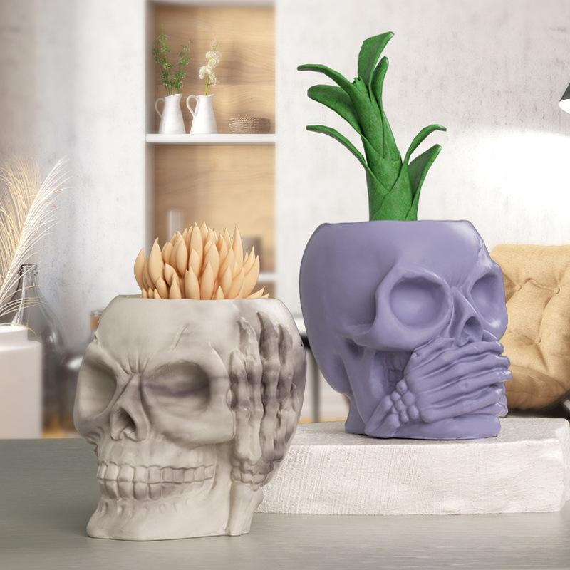 Candle Making Moulds - Moule en silicone 3D Crâne 2026