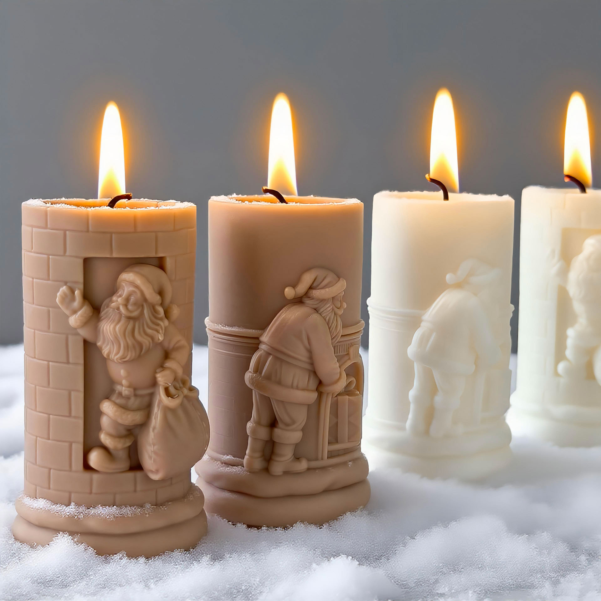 Xmas Candle Making - Moule à bougie de noël en
