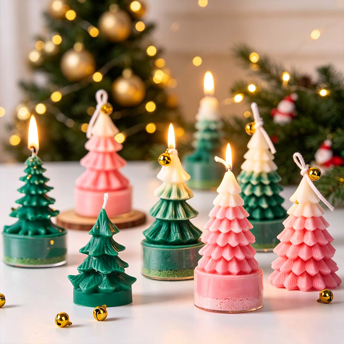 Xmas Candle Making - Moule en silicone 3D pour bougie