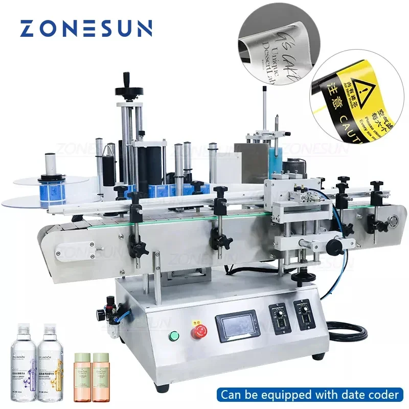 Label Sticker Round - Machine d'étiquetage automatique de bouteilles rondes