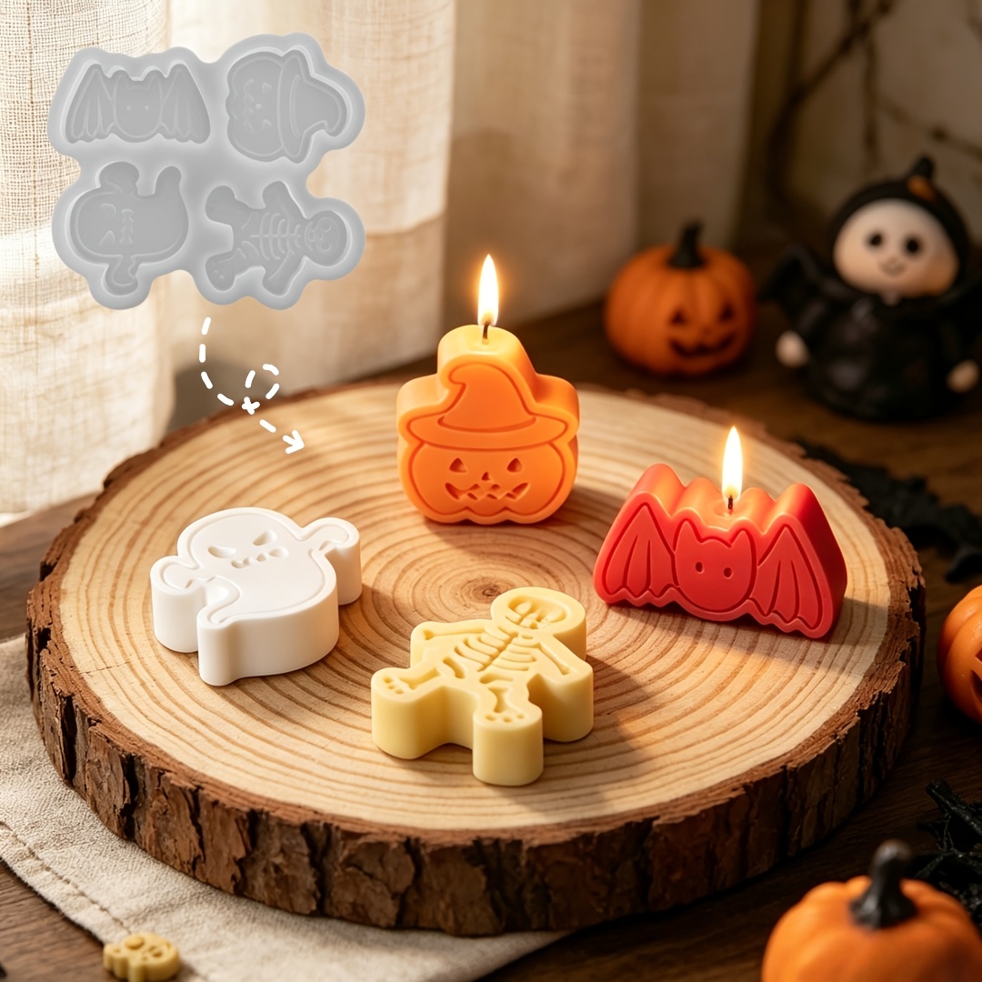 Candle Making Moulds - Ensemble de moules en résine de