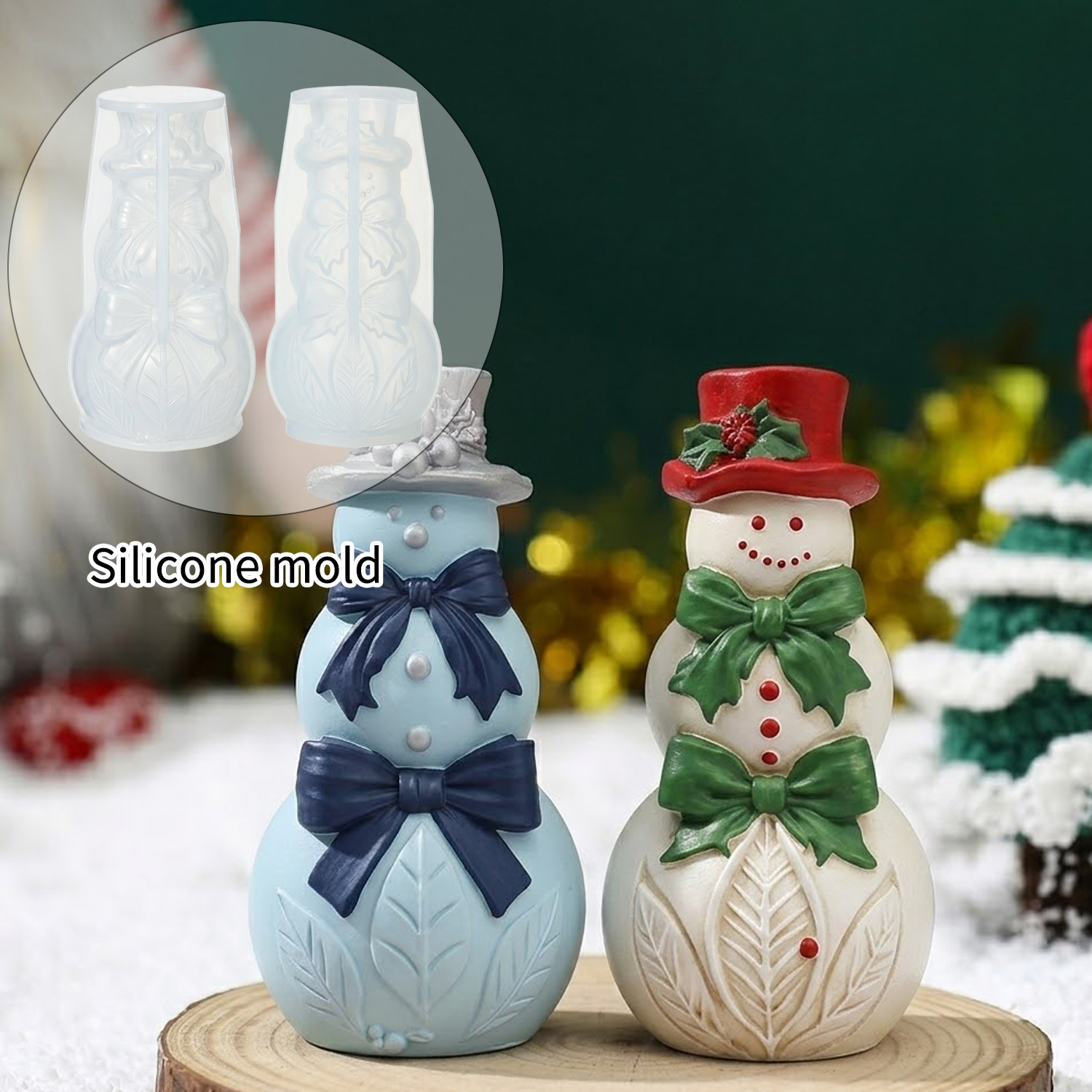 Moule en silicone 3D en forme  - Xmas Candle Making avis et prix