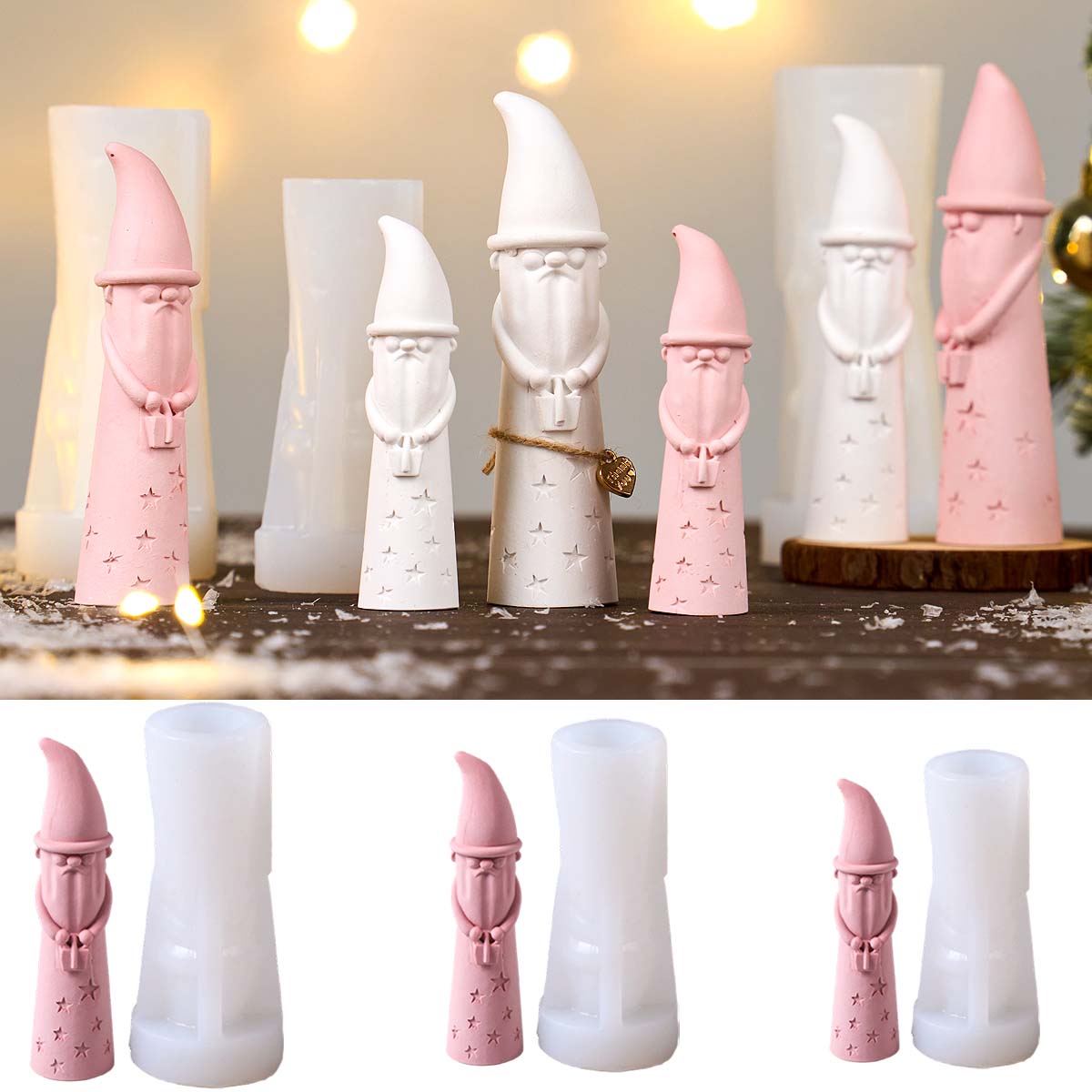 Moule en silicone pour gnome d - Xmas Candle Making avis et prix