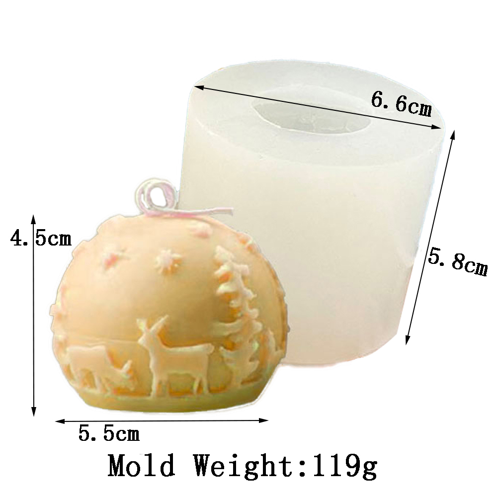 Moule en silicone en forme de  - Xmas Candle Making avis et prix