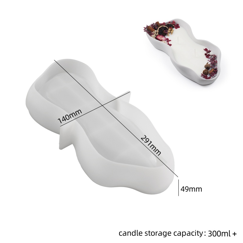 Bol de bougie ondulé irrégulie - Candle Making Moulds avis et prix