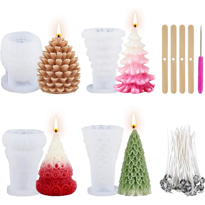 Moules de noël en Silicone, cô - Xmas Candle Making avis et prix