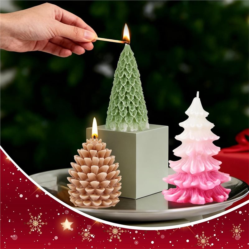 Moules de noël en Silicone, cô - Xmas Candle Making avis et prix