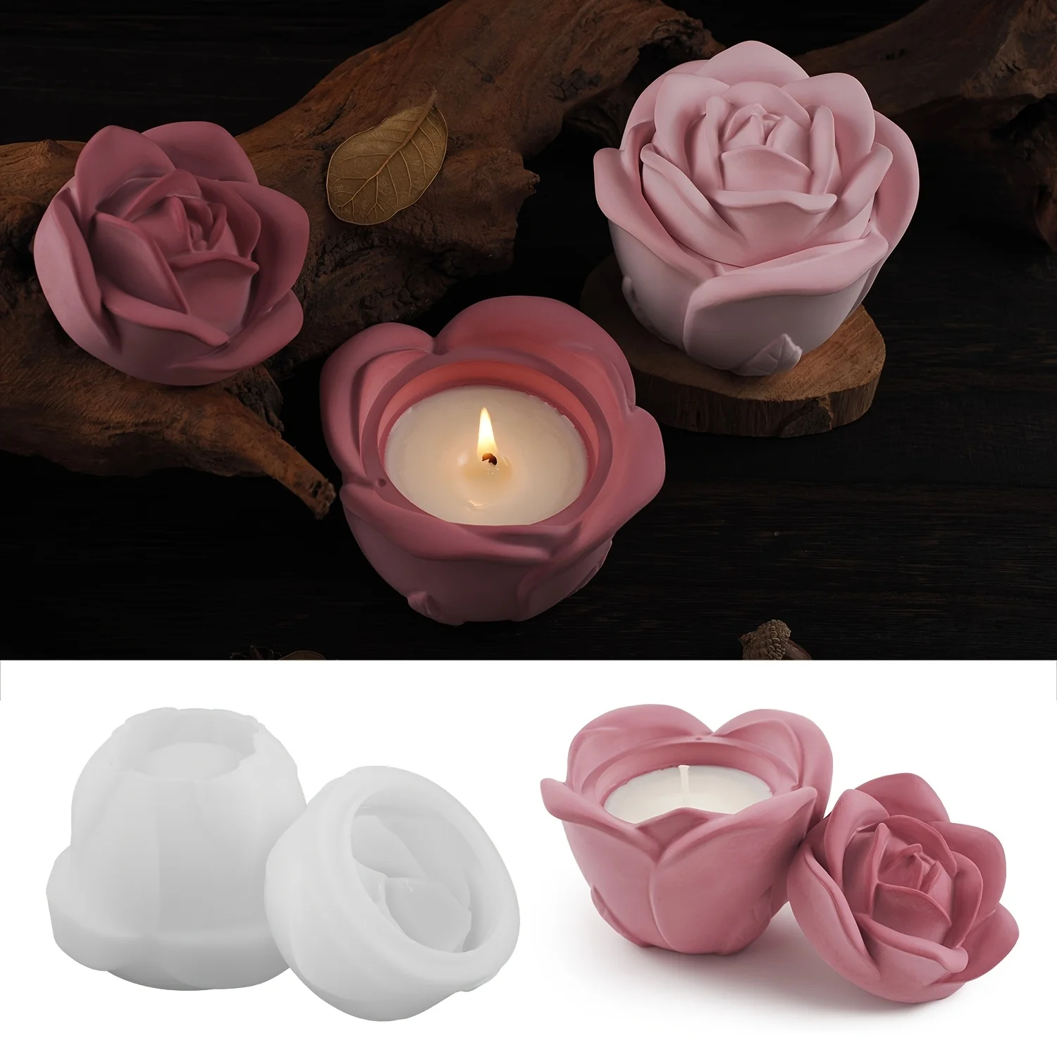 Ensemble de 2 moules en Silico - Candle Making Moulds avis et prix