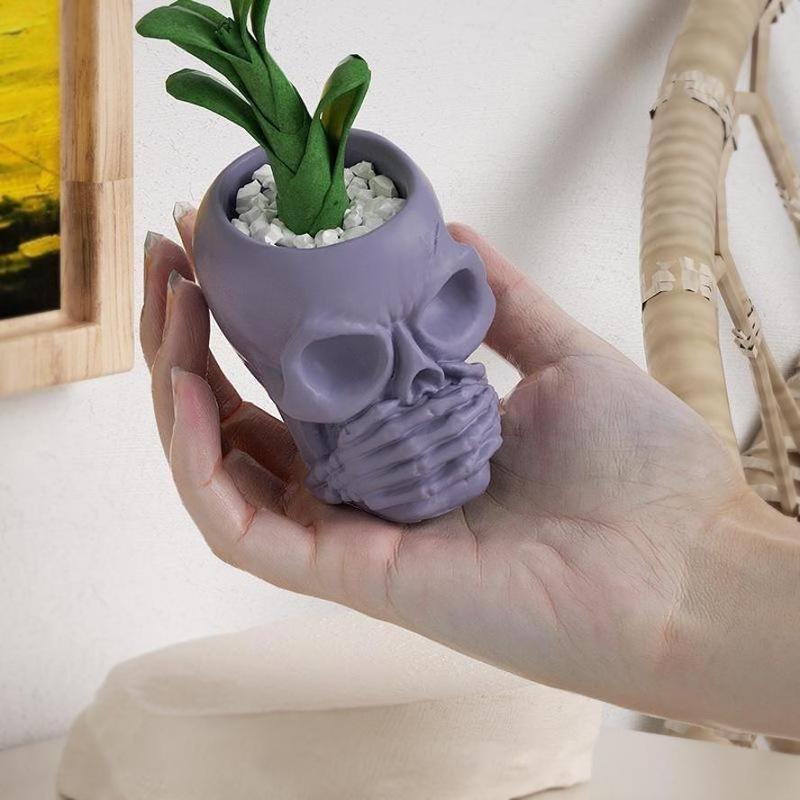 Moule en silicone 3D Crâne 202 - Candle Making Moulds avis et prix
