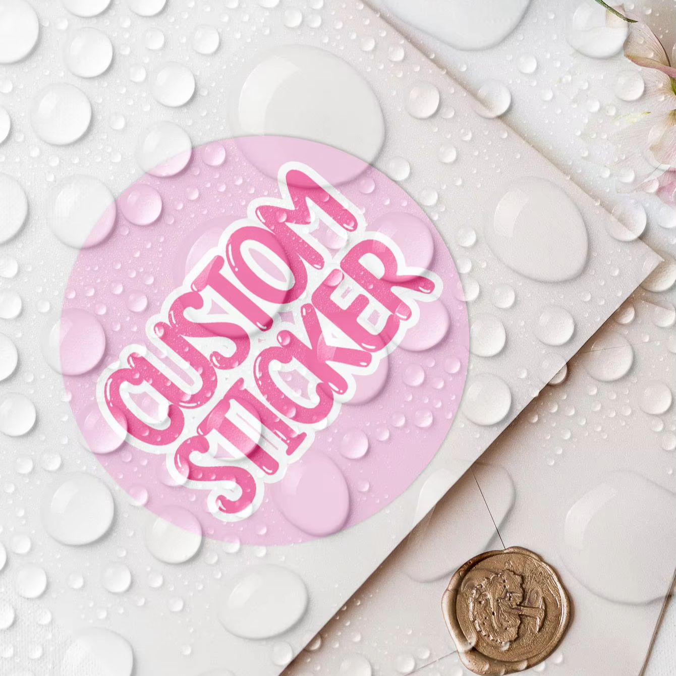 Autocollants ronds personnalis - Label Sticker Round avis et prix