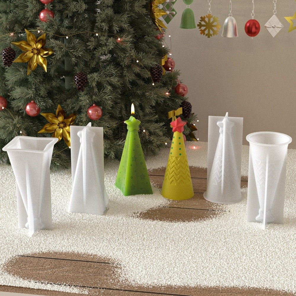 Nouveau Silicone cône de noël  - Candle Making Kit Xmas avis et prix