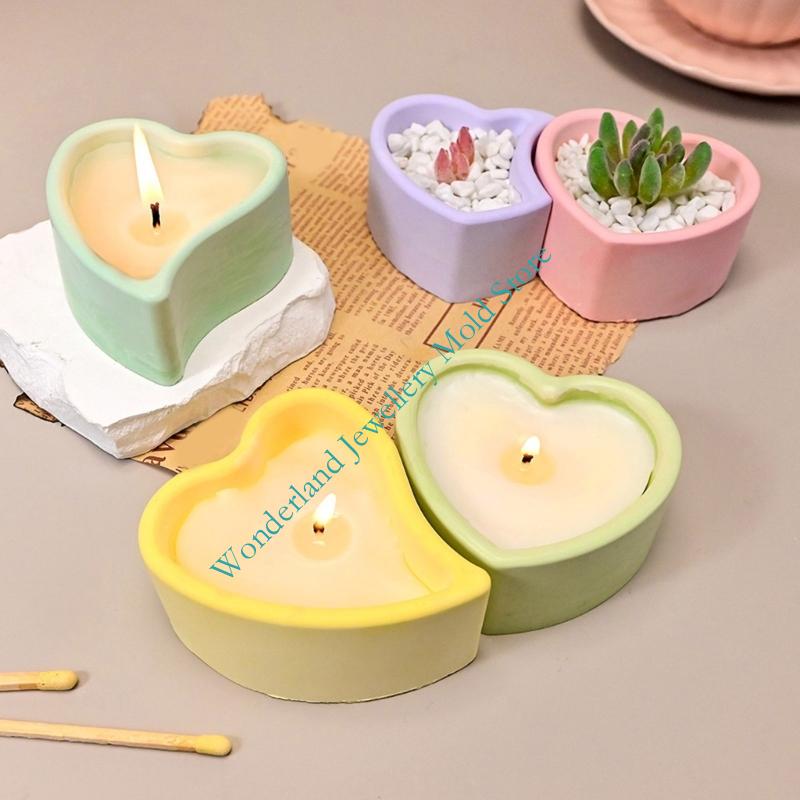 H7eb Heart Silicone Moule pour - Candle Making Moulds avis et prix
