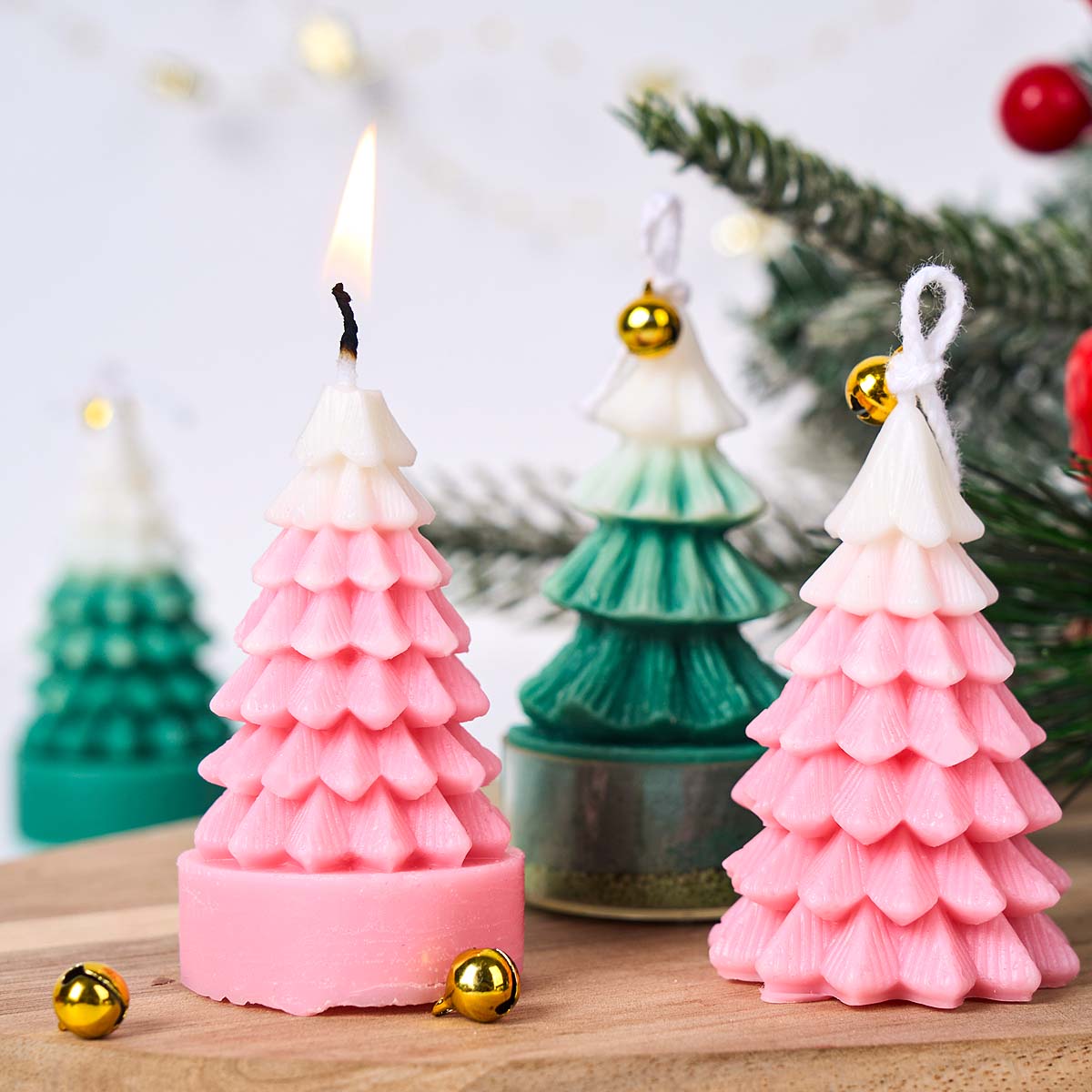 Moule en silicone 3D pour boug - Xmas Candle Making avis et prix