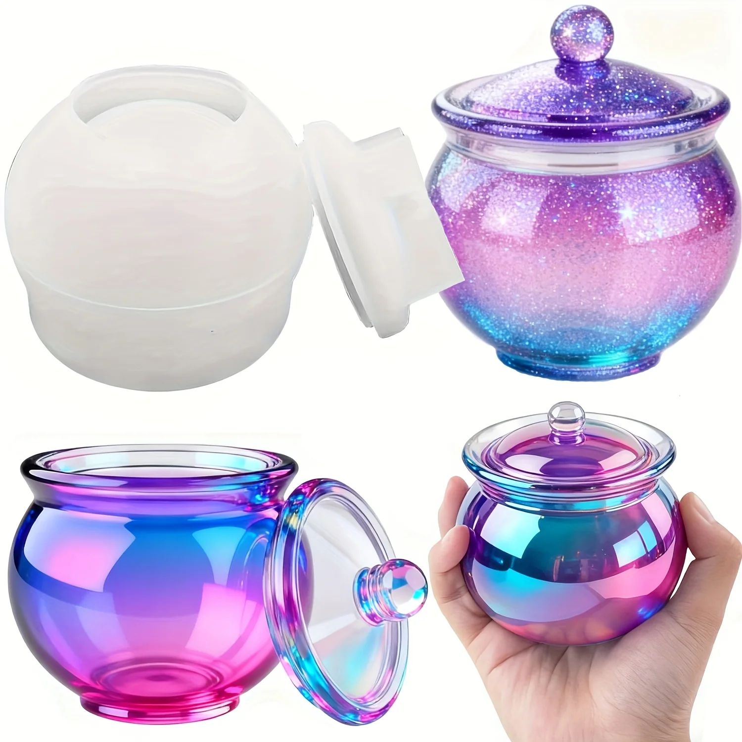 1 jeu de moules ronds en résin - Candle Making Moulds avis et prix
